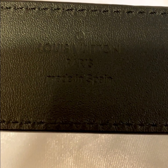 New Louis Vuitton suede leather belt - Picture 4 of 13